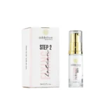 Λοσιόν σταθεροποίησης Step 2 Fixing Lotion της Addictive Lashes για lash lift, επαγγελματικό προϊόν φιξαρίσματος της καμπύλης των βλεφαρίδων σε λευκό φόντο.