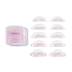 Coral shape glueless silicone shields Addictive 5 pairs για lash lift