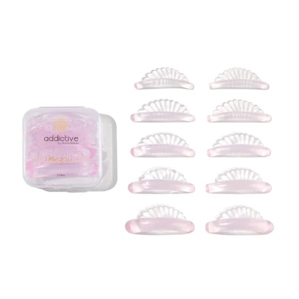 Coral Shape Glueless Silicon Shelds 5 pairs Addicitve Coral shape glueless silicone shields Addictive 5 pairs για lash lift