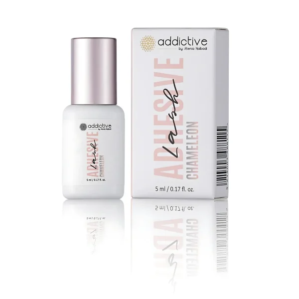 Επαγγελματική προσαρμοστική κόλλα βλεφαρίδων Chameleon της Addictive Lashes για κάθε επίπεδο υγρασίας.