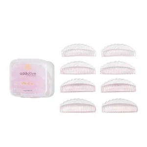 Επαγγελματικά glueless silicon pads με οδηγούς (αυλακώσεις) της Addictive Lashes για Lash Lift με εφέ L Curl.