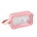 Addictive ροζ νεσεσέρ ομορφιάς travel case με διάφανη μπροστινή όψη