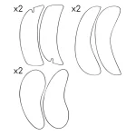 Addictive reusable eye patches 6 pairs επαγγελματικά eyepatches για lash extensions