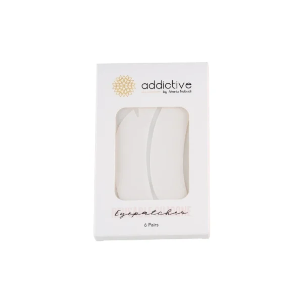 Επαγγελματικά επαναχρησιμοποιούμενα eye patches από υψηλής ποιότητας σιλικόνη Addictive για lash extensions.