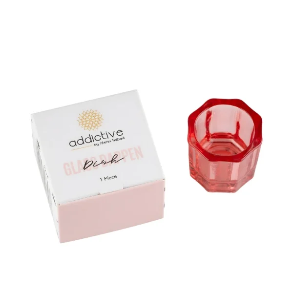 Addictive Γυάλινο Ποτηράκι Ανάμειξης – Glass Dish (Συσκευασία) Addictive γυάλινο ποτηράκο ανάμειξης glass dish για lash & brow products