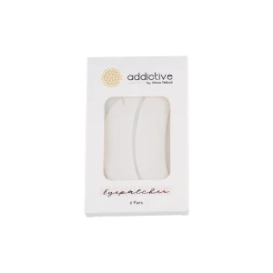 Addictive επαναχρησιμοποιούμενα eye patches 3 σχήματα 6 ζευγάρια lash extensions