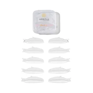 Addictive cloud shape glueless silicone shields 5 pairs για lash lift