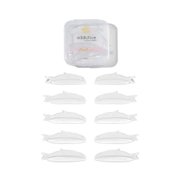 Cloud Shape Glueless Silicon Shelds - 5 pairs Addicitve Addictive cloud shape glueless silicone shields 5 pairs για lash lift