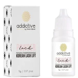 Powder Lock Addictive Lashes - Επαγγελματική πούδρα σταθεροποίησης για Korean Lash Lift σε μορφή λεπτής πούδρας