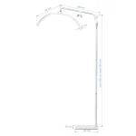 Επαγγελματικό LED Φωτιστικό Glow Arc Lamp για Βλεφαρίδες & Φρύδια – Λευκό - Image 10