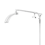 ευκή λάμπα Glow Arche με περιστρεφόμενα ημιτόξα κεφαλής για πλήρη έλεγχο της κατεύθυνσης του φωτός.