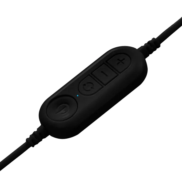 Κοντινή λήψη των ρυθμιστικών διακοπτών και της άρθρωσης της κεφαλής του φωτιστικού Glow για απόλυτο έλεγχο γωνίας.