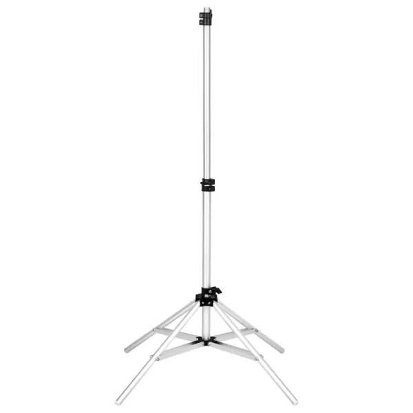 Το ρυθμιζόμενο τρίποδο αλουμινίου της λάμπας Pollux II με εύρος ύψους από 70cm έως 160cm - Addictive Lashes.