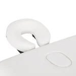 Ρυθμιζόμενο προσκέφαλο αλουμινίου με λευκή επένδυση για το κρεβάτι αισθητικής BALANCE.